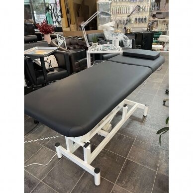 Profesionalus elektrinis masažo ir reabilitacijos gultas MOD-079 (1 variklis), juodos spalvos 10