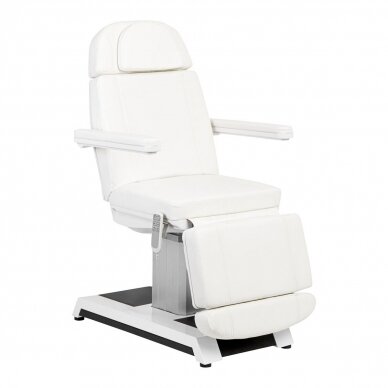 Profesionali elektrinė kosmetologinė kėdė - gultas W-16B (3 varikliai), baltos spalvos