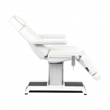 Profesionali elektrinė kosmetologinė kėdė - gultas W-16B (3 varikliai), baltos spalvos 7