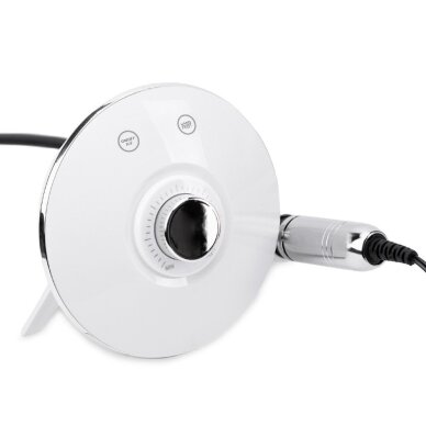 Profesionali elektrinė nagų freza manikiūro ir pedikiūro darbams M17 68W, baltos spalvos 2 Profesionali elektrinė nagų freza manikiūro ir pedikiūro darbams M17 68W, baltos spalvos 2