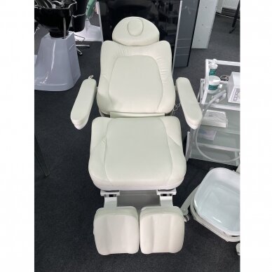 Profesionali elektrinė podologinė kėdė- lova-gultas pedikiūro procedūroms AZZURRO 870S PEDI, baltas (3 MOTORAI) 15