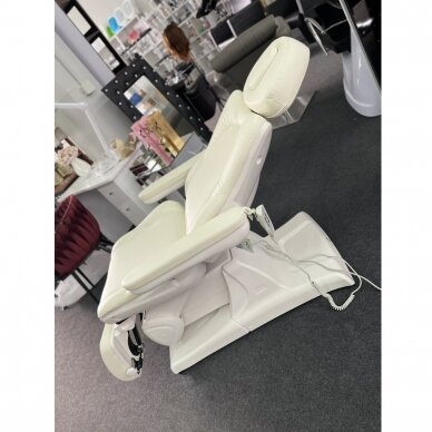 Profesionali elektrinė podologinė kėdė- lova-gultas pedikiūro procedūroms AZZURRO 870S PEDI, baltas (3 MOTORAI) 17