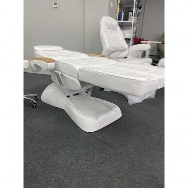 Profesionali elektrinė podologinė kėdė pedikiūro procedūroms LUX, balta (3 motorai) 16