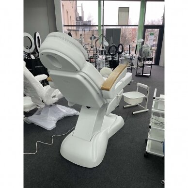 Profesionali elektrinė podologinė kėdė pedikiūro procedūroms LUX, balta (3 motorai) 19