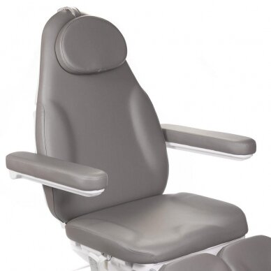 Профессиональный электрический подиатрический стул для процедур педикюра MODENA PEDI BD-8294, 2 мотора, серого цвета 8