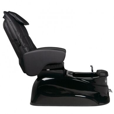 Профессиональное электрическое подологическое кресло для процедур педикюра с функцией массажа AS-122, черное 6