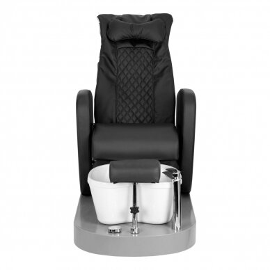 Professional electric podiatry chair for pedicure procedures with massage function AZZURRO 016C, black color 3 Professional electric podiatry chair for pedicure procedures with massage function AZZURRO 016C, black color 3