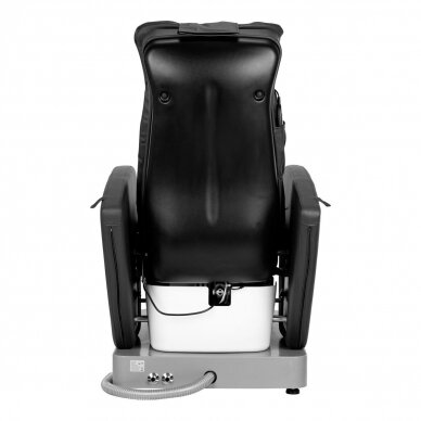 Professional electric podiatry chair for pedicure procedures with massage function AZZURRO 016C, black color 4 Professional electric podiatry chair for pedicure procedures with massage function AZZURRO 016C, black color 4