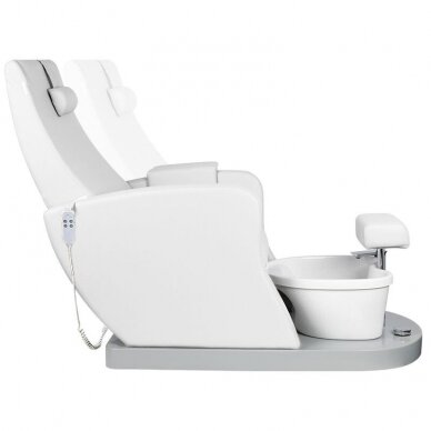 Professional electric podological SPA chair for pedicure procedures AZZURRO 016, white color 2