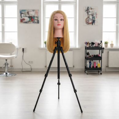 Profesionali galva mokymams IZA BLOND 60cm, terminiai plaukai 4