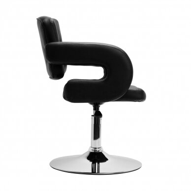 Профессиональное кресло для салонов красоты HAIR SYSTEM QS-B1801, черный цвет  3