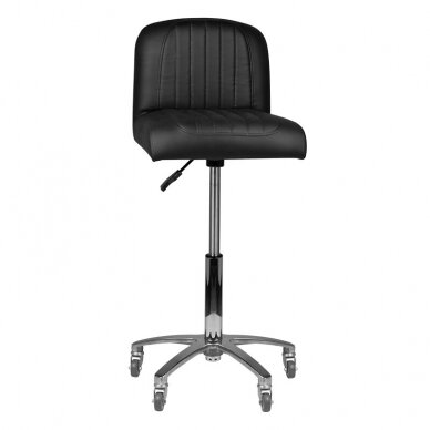 Profesionali grožio salono kėdė GABBIANO AT-101, juodos spalvos