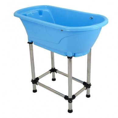 Профессиональная ванночка для мытья животных Blovi Pet Bath Tub, синего цвето 4 Профессиональная ванночка для мытья животных Blovi Pet Bath Tub, синего цвето 4