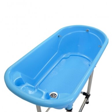 Профессиональная ванночка для мытья животных Blovi Pet Bath Tub, синего цвето 7 Профессиональная ванночка для мытья животных Blovi Pet Bath Tub, синего цвето 7