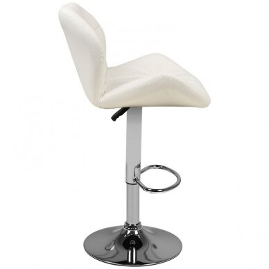Профессиональный стул для визажистов M01, белого цвета 1
