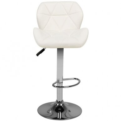 Профессиональный стул для визажистов M01, белого цвета 2