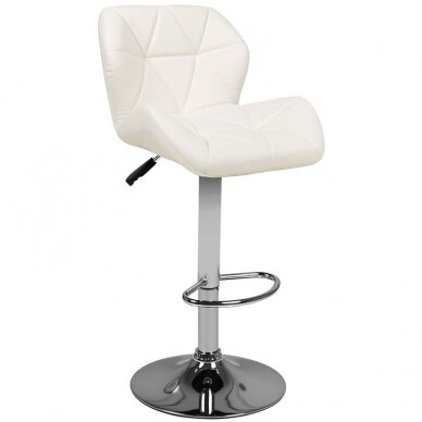 Профессиональный стул для визажистов M01, белого цвета