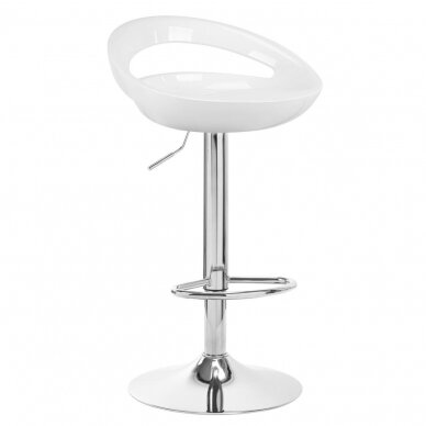Professional chair for make-up specialists QS-B01, white color Professional chair for make-up specialists QS-B01, white color