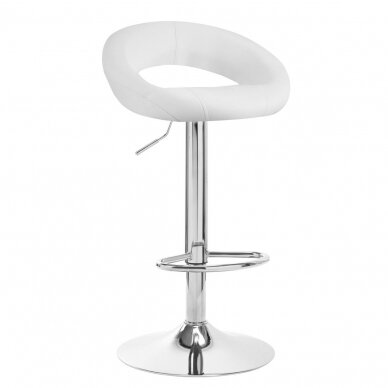 Professional chair for make-up specialists QS-B10, white color