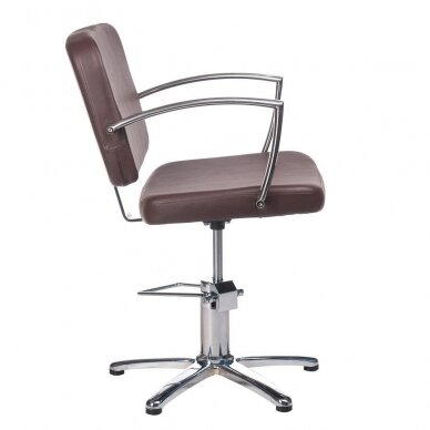 Профессиональный парикмахерский стул DARIO BH-8163, коричневого цвета 2