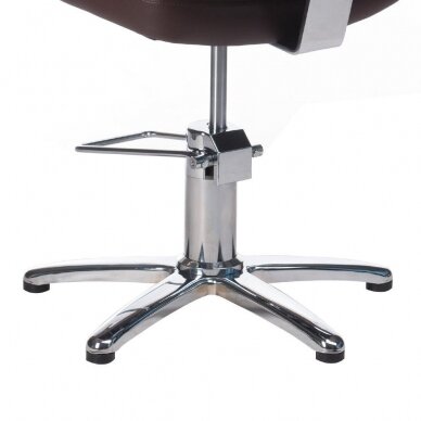 Профессиональный парикмахерский стул DARIO BH-8163, коричневого цвета 3