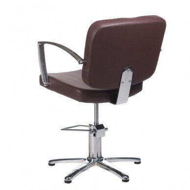 Professional hairdressing chair DARIO BH-8163, brown color 4
