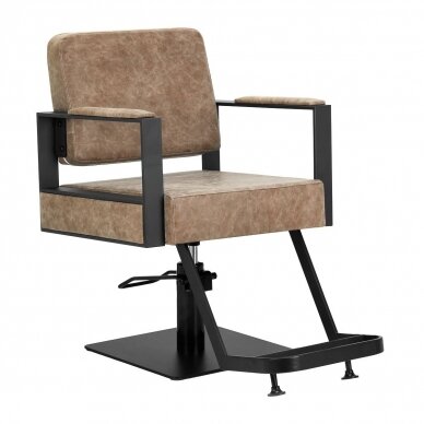 Профессиональное парикмахерское кресло GABBIANO MODENA OLD, цвет коричневый