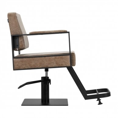 Профессиональное парикмахерское кресло GABBIANO MODENA OLD, цвет коричневый 1