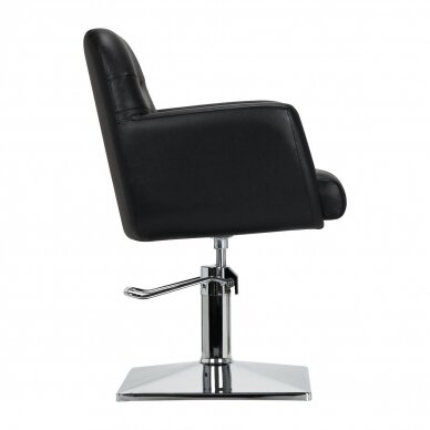 Professional hairdressing chair GABBIANO MONACO, black color 1