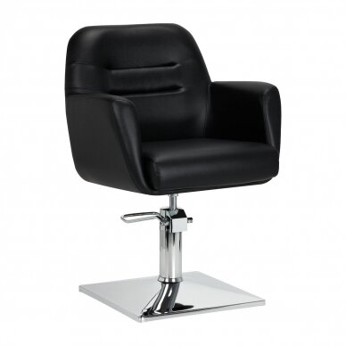 Professional hairdressing chair GABBIANO MONACO, black color