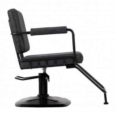 Professional hairdressing chair GABBIANO CATANIA LOFT, black color 1