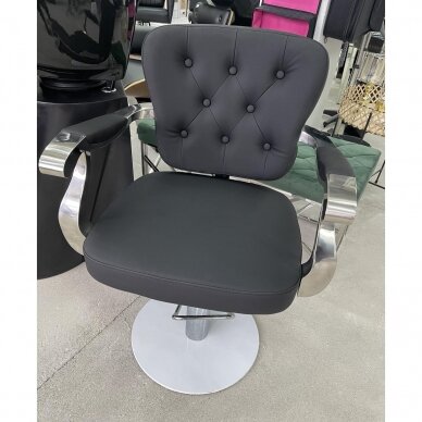 Профессиональное парикмахерское кресло GABBIAN MOLISE, черного цвета 6