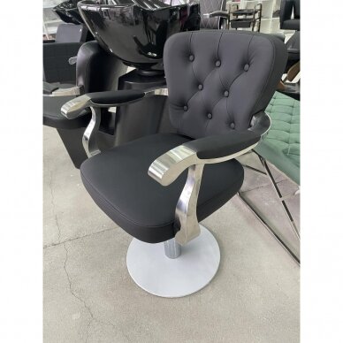 Профессиональное парикмахерское кресло GABBIAN MOLISE, черного цвета 5