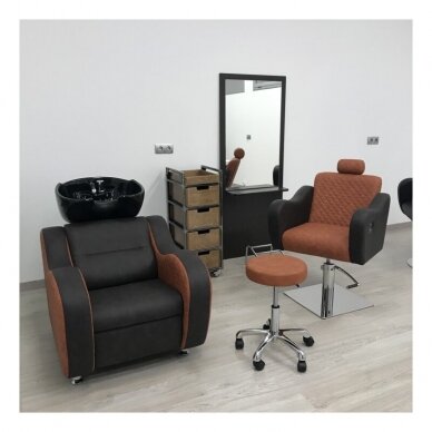 Professional hairdressing chair for beauty salons with reclining backrest GALA DE PELUQUERÍA 8