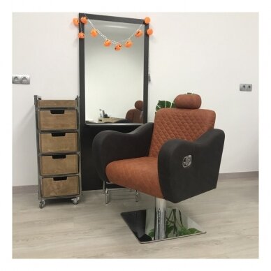 Professional hairdressing chair for beauty salons with reclining backrest GALA DE PELUQUERÍA 9