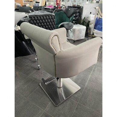 Professional hairdressing chair HAIR SYSTEM BER 8541, grey 8