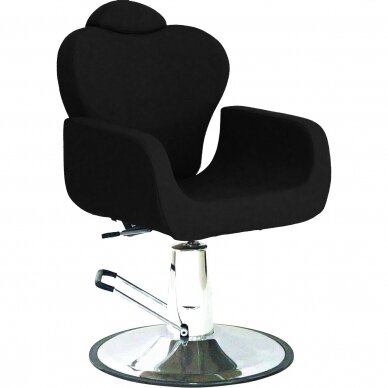Professional hairdressing chair MK270, black color