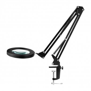Professional cosmetology LED lamp GLOW 308, attached to the surface, black color