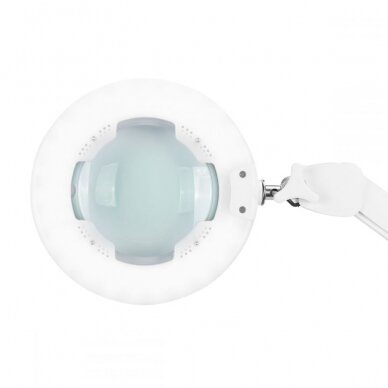 Profesionali kosmetologinė lempa-lupa tvirtinama prie stalo su šviesios reguliavimu  LED GLOW 8021 5