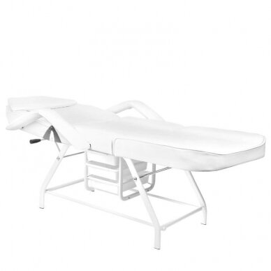 Профессиональная косметологическая кровать - кушетка  557A, белого цвета 2