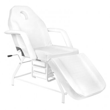 Профессиональная косметологическая кровать - кушетка  557A, белого цвета