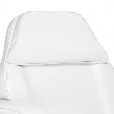 Profesionali kosmetologinė lova-kėdė grožio procedūroms 557G, baltai auksinės spalvos 15