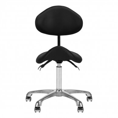 GIOVANNI CLASSIC 1004 profesionali meistro kėdė-balnas kosmetologams, juodos spalvos 5 GIOVANNI CLASSIC 1004 profesionali meistro kėdė-balnas kosmetologams, juodos spalvos 5
