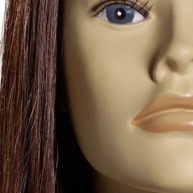 Profesionali natūralių plaukų galva kirpėjų bei stilistų mokymams LISA, 50 cm 1
