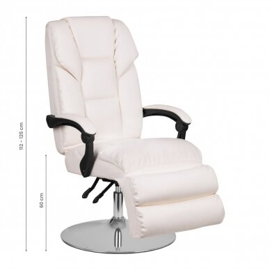 Profesionali pedikiūro kėdė EVA, smėlio spalvos 9