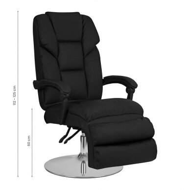 Profesionali pedikiūro kėdė EVA, juodos spalvos 10