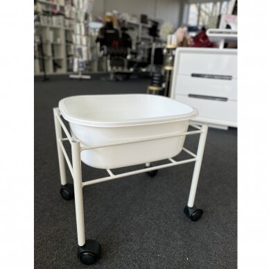 Professional pedicure bath with steel foot for podological work SIMPLE, white color 7 Professional pedicure bath with steel foot for podological work SIMPLE, white color 7