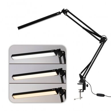 Professional table lamp for manicure MT-328, black
