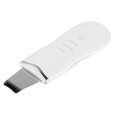 Professional ultrasonic spatula for facial cleansing MINI SKIN SCRUBBER, white color 2