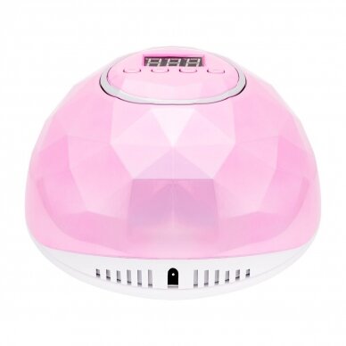 Professional UV / LED manicure and pedicure lamp SHINY 86W, pink 3